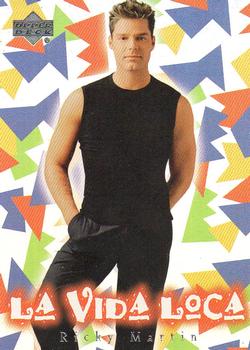 1999 Upper Deck Ricky Martin - La Vida Loca Rainbow Foil #L9 Ricky 9 Front