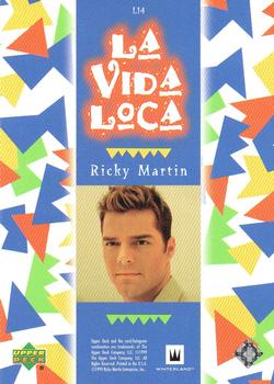 1999 Upper Deck Ricky Martin - La Vida Loca Rainbow Foil #L14 Ricky 14 Back