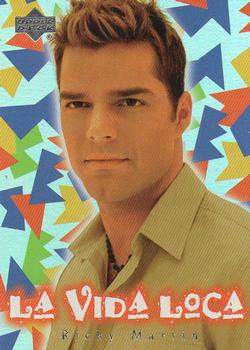 1999 Upper Deck Ricky Martin - La Vida Loca Rainbow Foil #L14 Ricky 14 Front