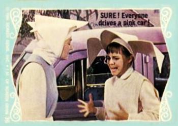 1968 Donruss The Flying Nun #36 SURE! Everyone drives a pink car! Front