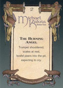 1995 FPG Michael Kaluta Series 2 #2 The Burning Angel Back