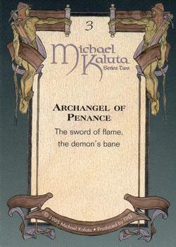 1995 FPG Michael Kaluta Series 2 #3 Archangel of Penance Back