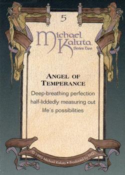 1995 FPG Michael Kaluta Series 2 #5 Angel of Temperance Back
