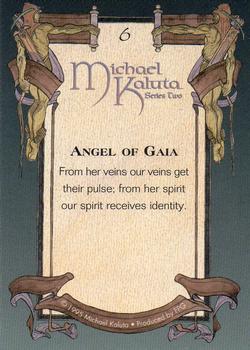 1995 FPG Michael Kaluta Series 2 #6 Angel of Gaia Back