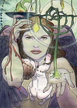 1995 FPG Michael Kaluta Series 2 #6 Angel of Gaia Front
