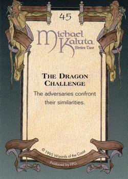 1995 FPG Michael Kaluta Series 2 #45 The Dragon Challenge Back