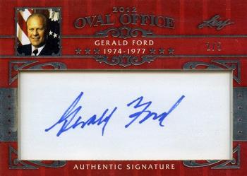 2012 Leaf Oval Office #NNO Gerald Ford Front