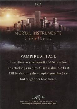 2013 Leaf The Mortal Instruments: City of Bones #S-15 Vampire Attack Back