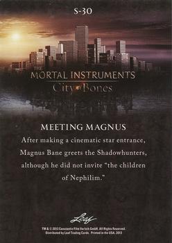 2013 Leaf The Mortal Instruments: City of Bones #S-30 Meeting Magnus Back