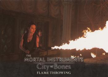 2013 Leaf The Mortal Instruments: City of Bones #S-42 Flame Throwing Front