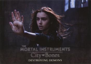 2013 Leaf The Mortal Instruments: City of Bones #S-49 Destroying Demons Front