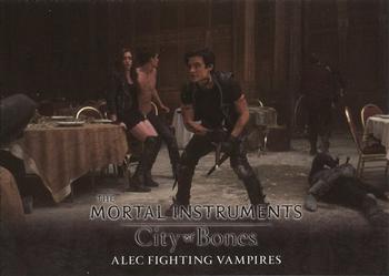 2013 Leaf The Mortal Instruments: City of Bones #S-53 Alec Fighting Vampires Front