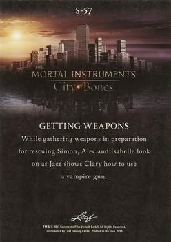 2013 Leaf The Mortal Instruments: City of Bones #S-57 Getting Weapons Back