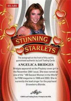 2015 Leaf Pop Century - Stunning Starlets #SS-AB1 Angelica Bridges Back