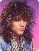1987 Hostess The Ultimate Backstage Pass Stickers #NNO Jon Bon Jovi Front