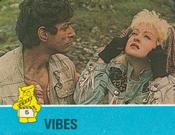1988 Hostess Hot Summer Flicks Stickers #5 Cyndi Lauper / Jeff Goldblum Front