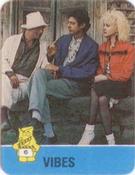1988 Hostess Hot Summer Flicks Stickers #6 Cyndi Lauper / Jeff Goldblum / Peter Falk Front