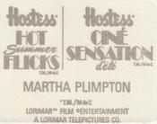 1988 Hostess Hot Summer Flicks Stickers #24 Martha Plimpton Back