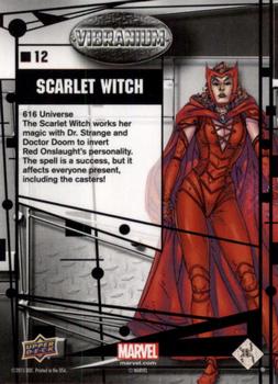 2015 Upper Deck Marvel Vibranium - Raw #12 Scarlet Witch Back