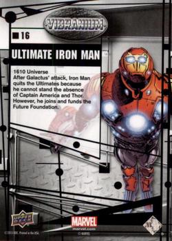 2015 Upper Deck Marvel Vibranium - Raw #16 Ultimate Iron Man Back