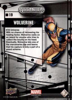 2015 Upper Deck Marvel Vibranium - Raw #19 Wolverine Back