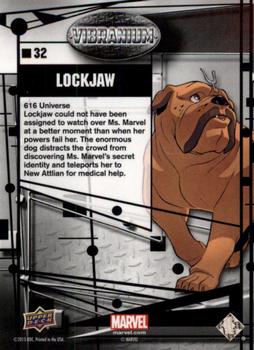 2015 Upper Deck Marvel Vibranium - Raw #32 Lockjaw Back