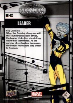 2015 Upper Deck Marvel Vibranium - Raw #42 Leader Back