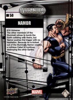2015 Upper Deck Marvel Vibranium - Raw #50 Namor Back