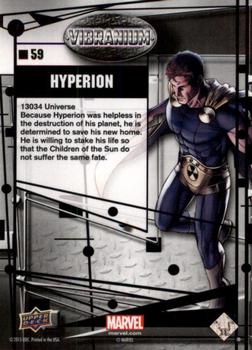 2015 Upper Deck Marvel Vibranium - Raw #59 Hyperion Back