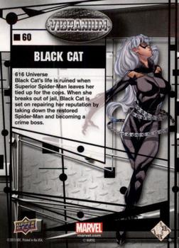 2015 Upper Deck Marvel Vibranium - Raw #60 Black Cat Back