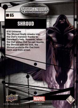 2015 Upper Deck Marvel Vibranium - Raw #65 Shroud Back