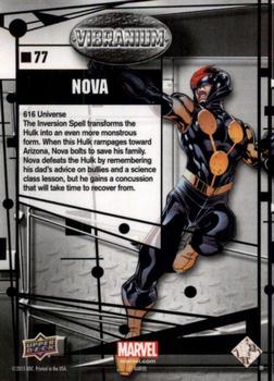 2015 Upper Deck Marvel Vibranium - Raw #77 Nova Back