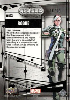 2015 Upper Deck Marvel Vibranium - Refined #63 Rogue Back