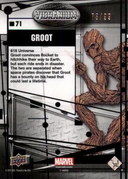 2015 Upper Deck Marvel Vibranium - Refined #71 Groot Back