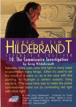 1995 Comic Images Greg & Tim Hildebrandt: Separate and Together #10 The Commissaire Investigation Back