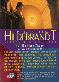 1995 Comic Images Greg & Tim Hildebrandt: Separate and Together #12 The Fiery Visage Back