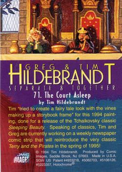 1995 Comic Images Greg & Tim Hildebrandt: Separate and Together #71 The Court Asleep Back