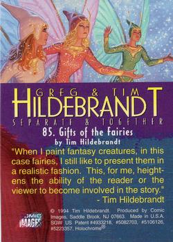 1995 Comic Images Greg & Tim Hildebrandt: Separate and Together #85 Gifts of the Fairies Back