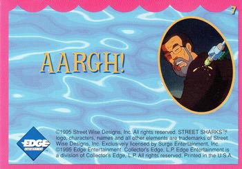 1995 Edge Street Sharks #7 AARGH! Back