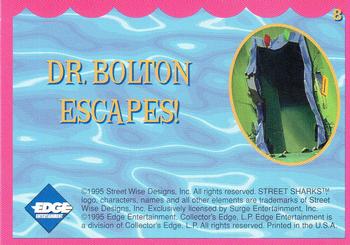 1995 Edge Street Sharks #8 Dr. Bolton Escapes! Back