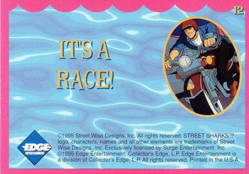 1995 Edge Street Sharks #12 It's a Race! Back