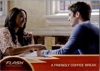 2016 Cryptozoic The Flash Season 1 #34 A Friendly Coffee Break Front