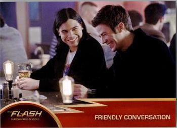 2016 Cryptozoic The Flash Season 1 #47 Friendly Conversation Front