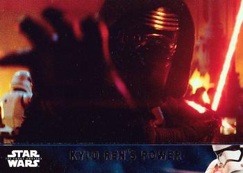 2016 Topps Star Wars The Force Awakens Series 2 #7 Kylo Ren's Power Front