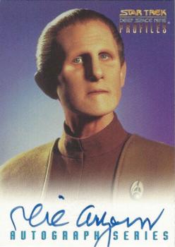 1997 Fleer Star Trek Deep Space Nine Profiles - Autographs #NNO Rene Auberjonois / Odo Front