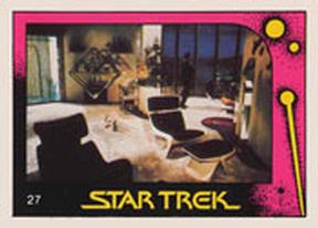 1982 Monty Gum Star Trek II: The Wrath of Khan #27 Kirk in His Quarters Front