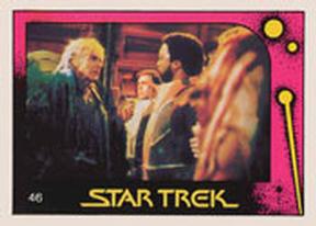 1982 Monty Gum Star Trek II: The Wrath of Khan #46 Khan and Chekov and Terrell Front