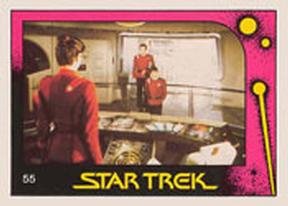 1982 Monty Gum Star Trek II: The Wrath of Khan #55 Saavik on Simulation Bridge Front