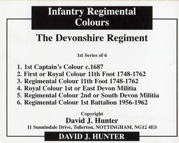2006 Regimental Colours : The Devonshire Regiment 1st Series #NNO Title Card Back