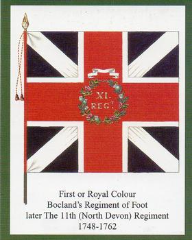 2006 Regimental Colours : The Devonshire Regiment 1st Series #2 First or Royal Colour 11th Foot 1748-1762 Front